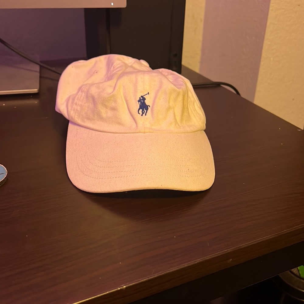 White polo hat